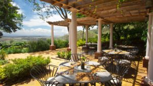 Lunch Terrace at Gibbs Farm