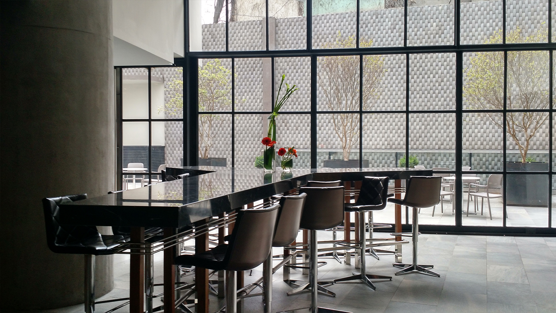 Bar Area at Cumbres Lastarria Hotel