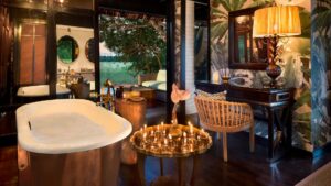 bathtub at andBeyond phinda vlei lodge