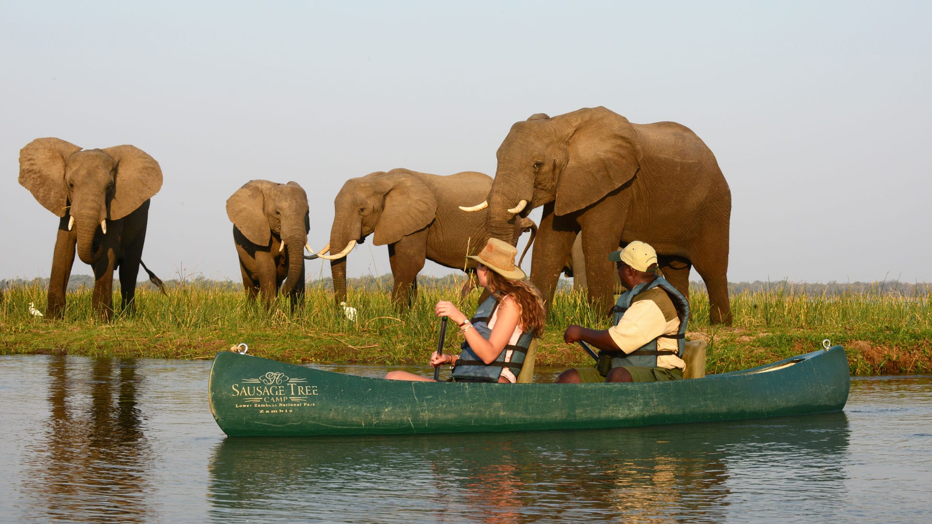 Canoeing Downstream on the Mighty Zambezi River | Victoria Falls