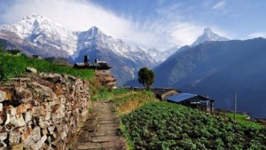 Ghandruk village in the Annapurnas Nepal