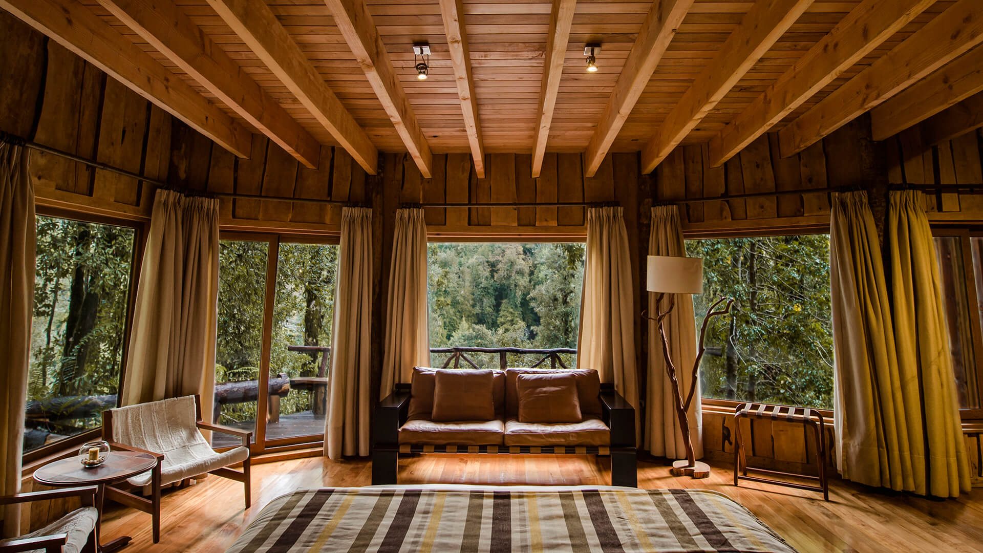Incredible suite at Huilo Huilo Nawelpi Lodge