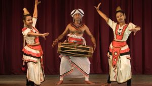 Kandyan dancer during show Kandy Sri Lanka