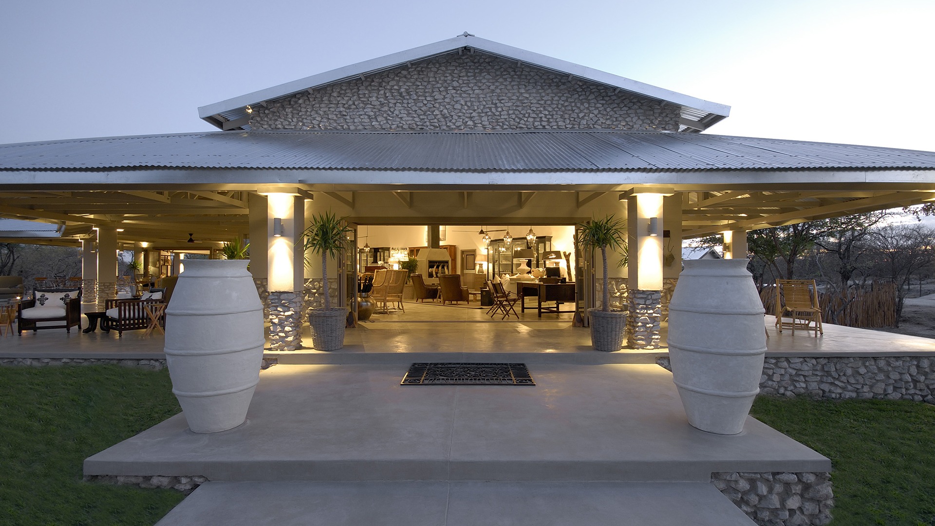 Main Lodge Area at Mushara Lodge
