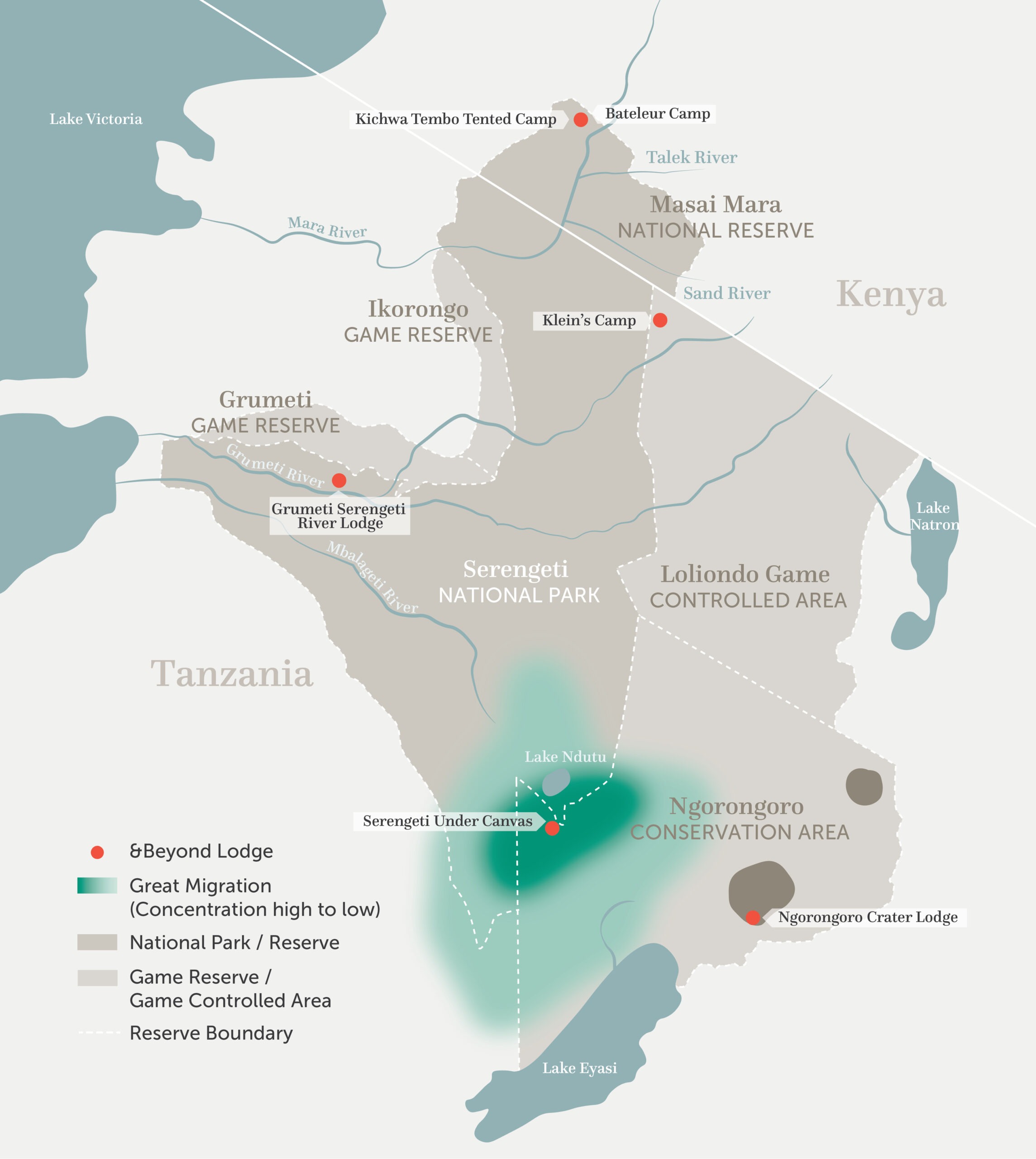 Wildebeest Migration Map - Migration Map Jan Mar Scaled