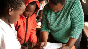 nomusa zikhali teaching children at school