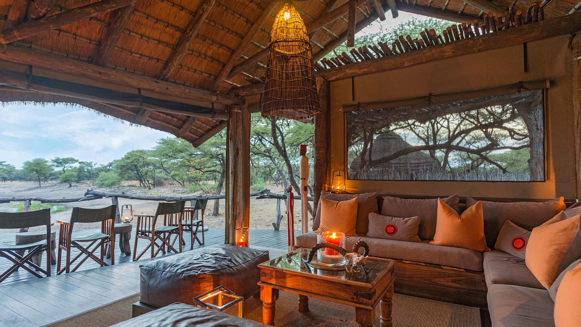 Sitting Area at Onguma Tree Top Camp