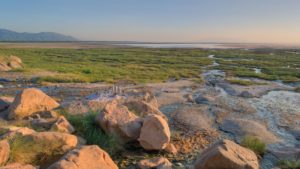 View over lake manyara on a luxury honeymoon in africa