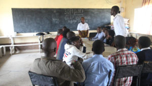 africa foundation clef students in a classroom in kenya