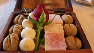 amarula white chocolate truffles and turkish delight at ngorongoro crater lodge