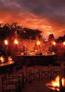 boma dinner at andbeyond phinda mountain lodge