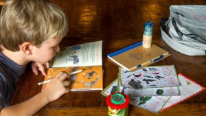 child reading through wildchild safari books