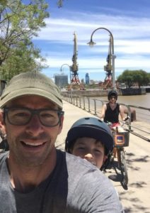 cycling through buenos aires in south america