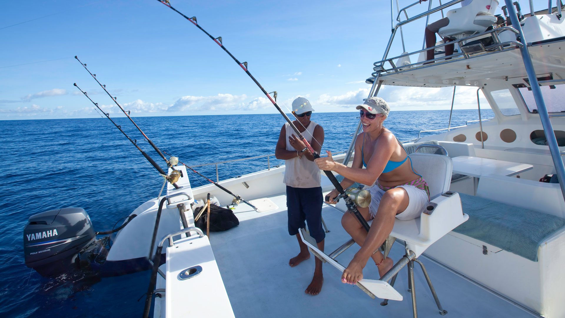 Deep sea fishing in the Seychelles, Idyllic Settings