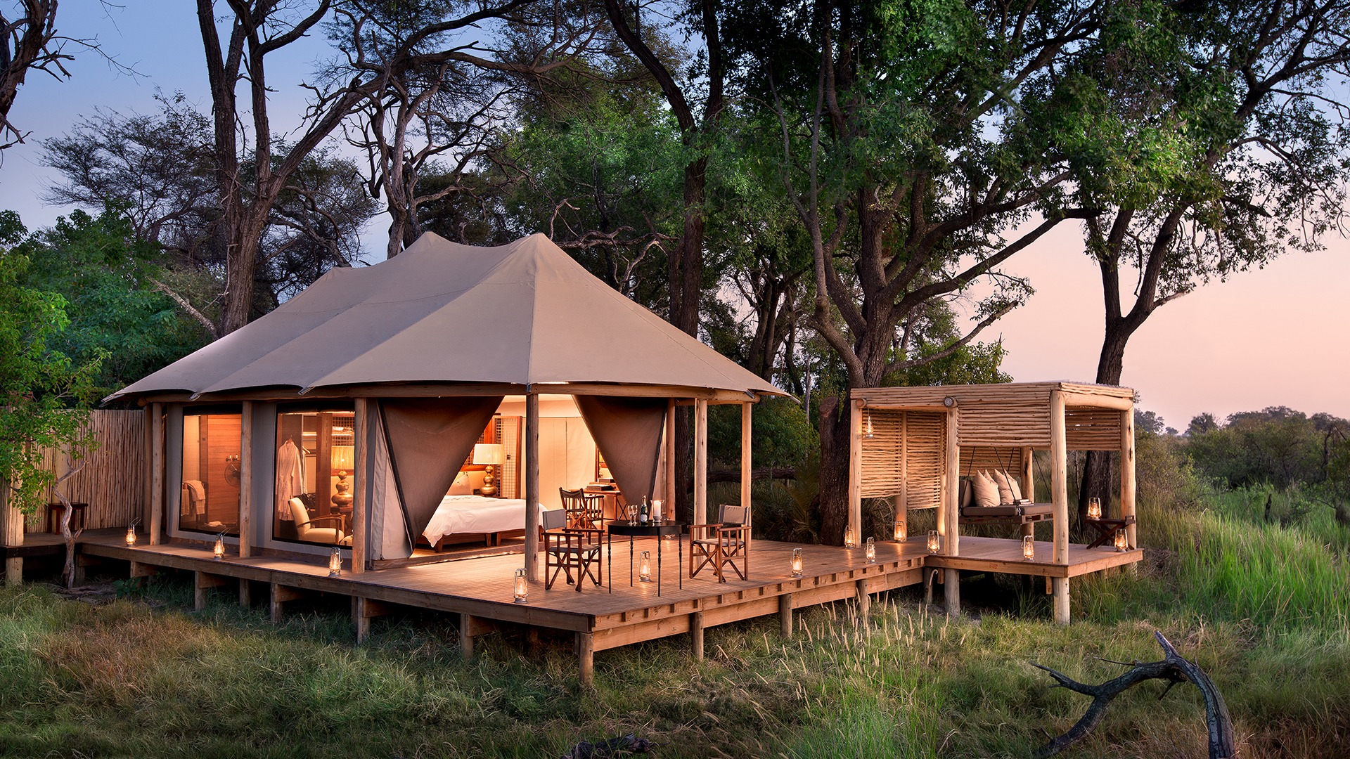 safari botswana en tente