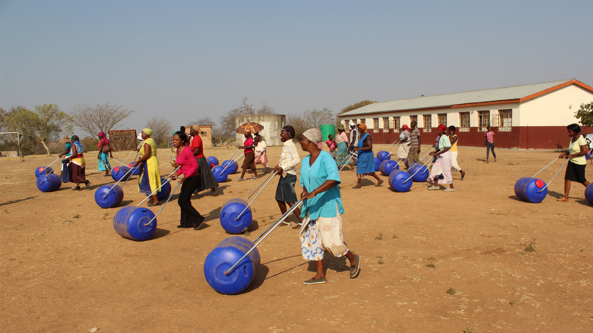 hippo water rollers supporting community close to andbeyond ngala