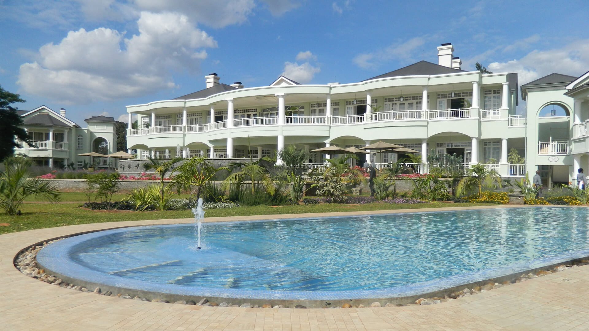 swimming pool at hemingways nairobi in kenya