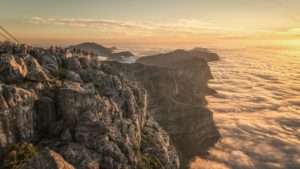 top of table mountain cape town south africa