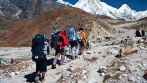 Trekking through the Annapurnas of Nepal